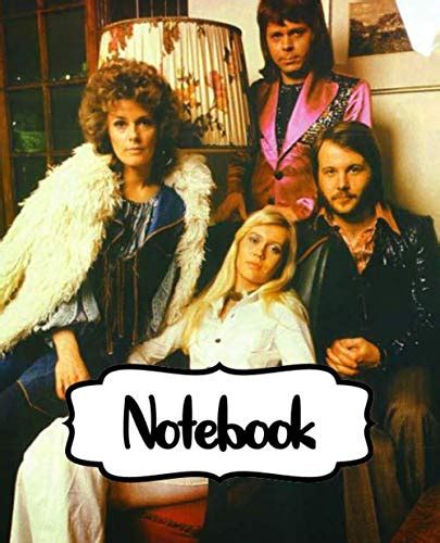 Notebook Abba Swedish Pop Group Music Band Worldwide Greatest Hits