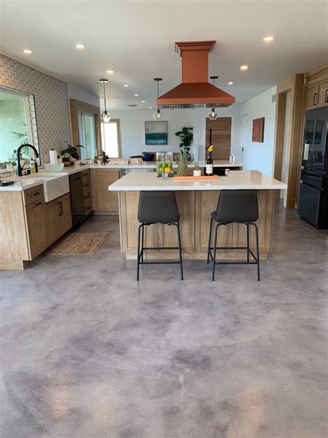 Concrete Floors In Kitchen: Advantages And Disadvantages - Kitchen Ideas