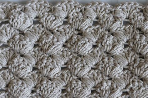 Puff Shell Stitch How To Crochet Rich Textures Crochet