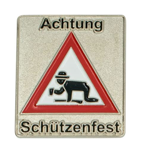 Pins And Anstecknadeln Pin Achtung Schützenfest Bier Anstecker Abzeichen