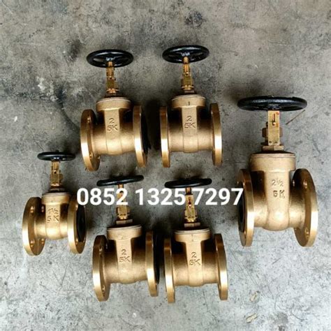 Promo Gate Valve Bronze Dn Jis K Marine Valve B Diskon