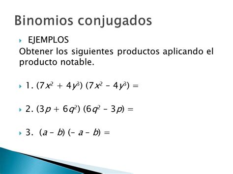 Ejercicios Productos Notables Ejemplos De Cada Uno Nuevo Ejemplo