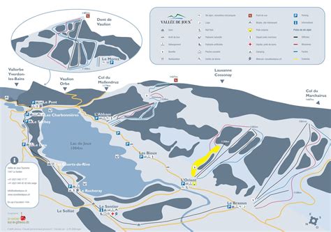 Bergfex Plano De Pista Vall E De Joux Mapa Panor Mico Vall E De Joux