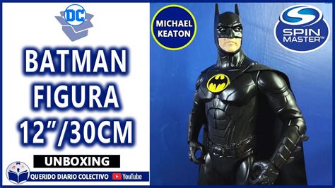 Batman Michael Keaton Figura Spin Master Pulgadas Dc Comics Cm