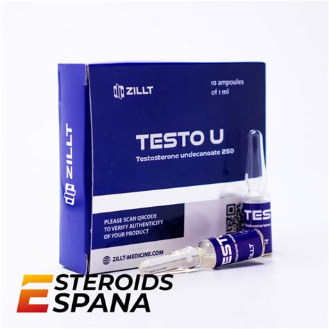 Undecanoato De Testosterona Zillt Testo U Mg Ml Ampolla