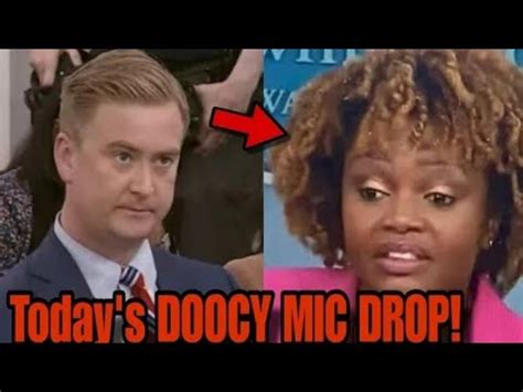 Omg Karine Jean Pierre Gets Stunned On Stageas Peter Doocy Drills Her