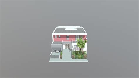 Patio House 3d Model By Koafranck 23687f1 Sketchfab