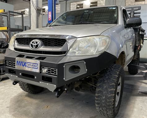 Parachoque Dianteiro De Aço Toyota Hilux 2006 2011 MAX OFFROAD