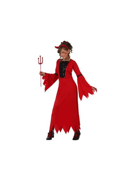 D Guisement De Diablesse Fille Halloween