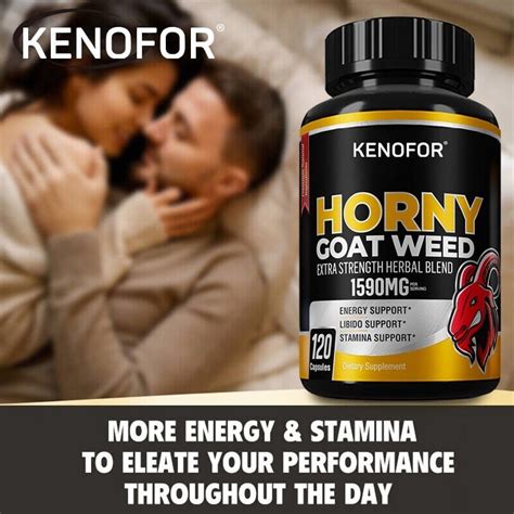 Horny Goat Weed For Men Women Strength Horny Goat Capsules Ebay