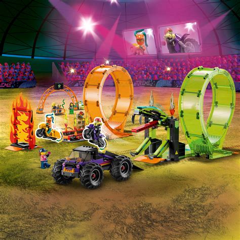 Buy Lego City Double Loop Stunt Arena Building Set Pieces