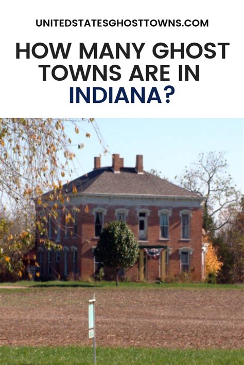 Indiana Ghost Towns Map