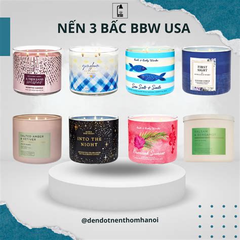 Nến thơm Bath and body worst Bấc g BBW nến USA Shopee Việt Nam