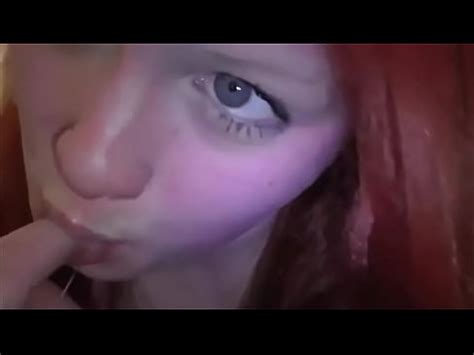 Pelirroja Casada Jugando Con Semen En La Boca XVIDEOS