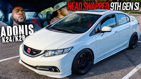 Adonis S K24 K20 9th Gen Civic Si Head Swapped 9th Gen Si Youtube