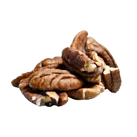 Brown Nutritious Pecan Nuts Pecans Nuts Snacks Png Transparent Image