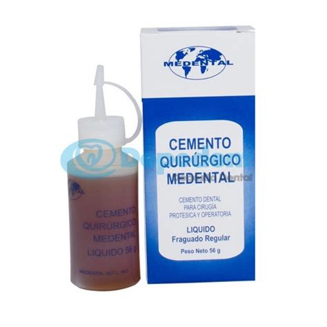 CEMENTO QUIRURGICO LIQUIDO 56 GR MEDENTAL DEPODENT