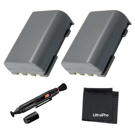 UltraPro 2-Pack NB-2LH High-Capacity Replacement Battery for Canon EOS 350D 400D Rebel XT ...