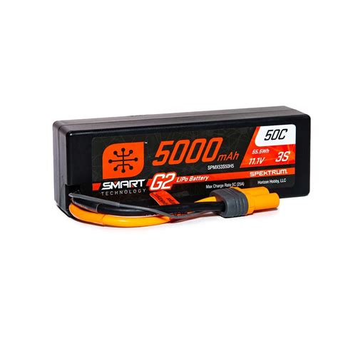 Spektrum 111v 5000mah 3s 50c Smart G2 Lipo Akku Ic5