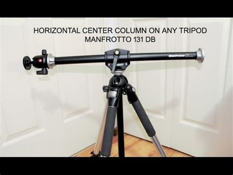 Manfrotto Db Review Horizontal Center Column Youtube