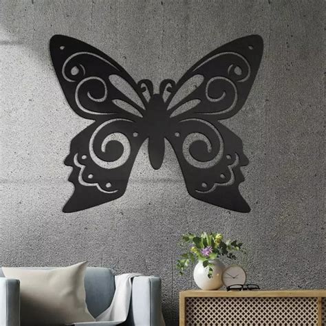 Quadro Decorativo Vazado Borboleta 30x35cm Elo7