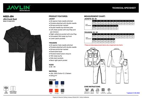 J Conti Suit Sabs Specification Javlin Store