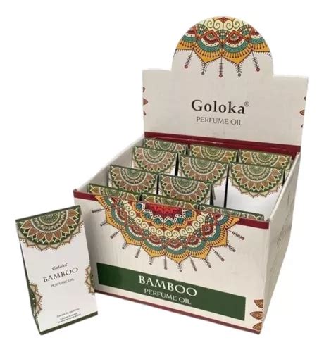 Óleo Perfumado Indiano Goloka Bambu 10 Ml Cx C12 Frete grátis