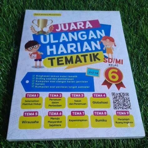 Jual Buku Juara Ulangan Harian Tematik Sd Mi Kelas Shopee Indonesia