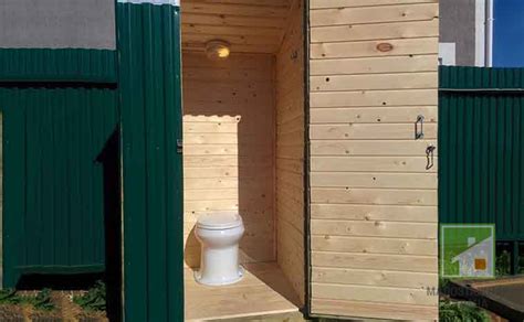 Туалет для дачи металлический чертеж