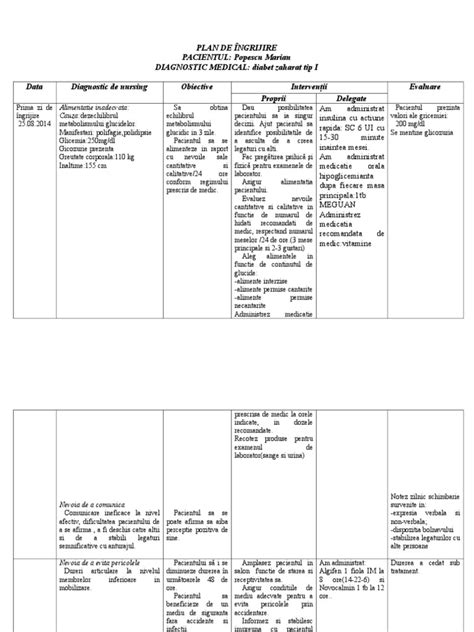 Pdf Plan De Ingrijire Tabele Dokumen Tips