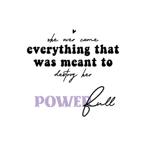 Premium Vector | She over came everything that was meant to destroy her