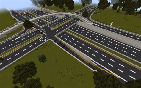 Highway Diamond Interchange Minecraft Map Artofit