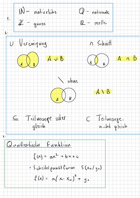 Elemente Der Analysis I Und Ii Zusammenfassung In Natrliche