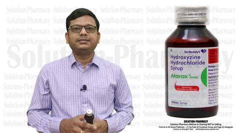 Atarax Syrup Hydroxyzine Syrup For Treatment Of Allergic Reaction