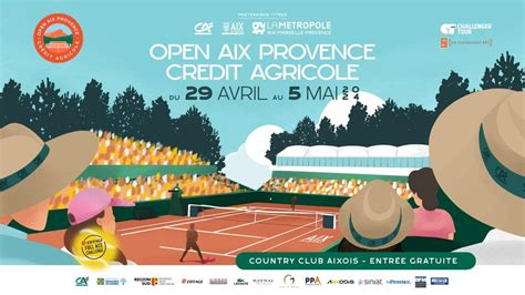 L Open Aix Provence Cr Dit Agricole En Partenariat Avec Bfm Marseille