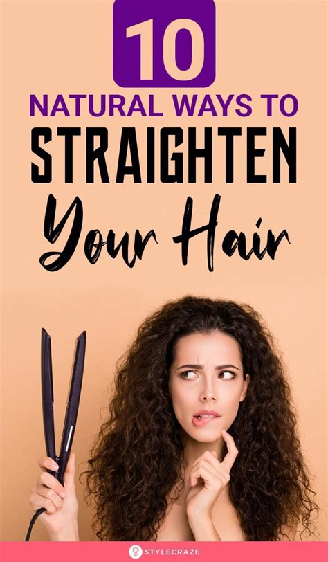 10 Natural Ways To Straighten Your Hair Artofit