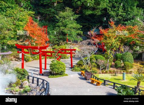 Beppu Japan Nov 25 2022 Umi Jigoku Hot Spring In Beppu Oita The Town Is Famous For Its