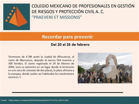 Col Protección Civil on Twitter RecordarParaPrevenir