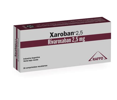 Xaroban Rivaroxabán Laboratorios Raffo