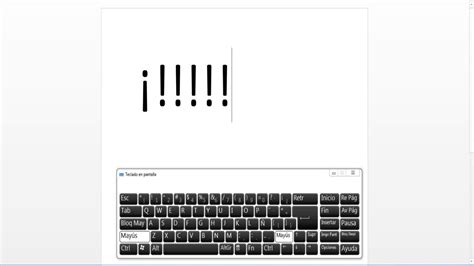 Signos De Exclamacion En El Teclado - Descargar Manual