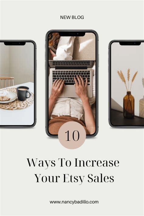 10 Ways To Increase Sales On Etsy Nancy Badillo