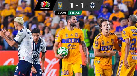 Resumen Tigres Y Rayados Dejan La Definici N Para La Vuelta Tudn