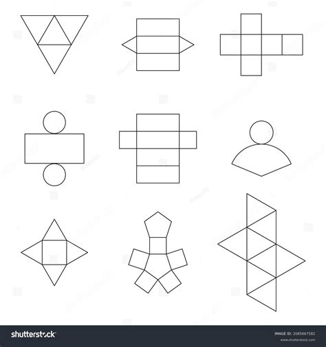 Net Drawing Of A Triangular Prism