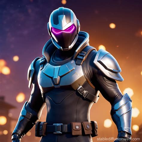 Fortnite Inspired Sci Fi Character Concept Art Stable Diffusion Online