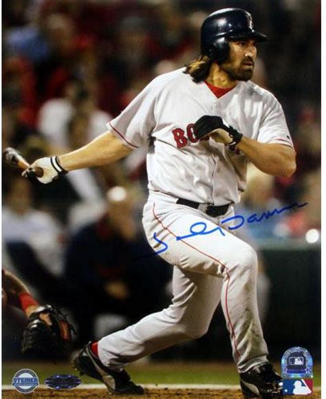 Johnny Damon Signed Red Sox "2004 World Series Game 4" 8x10 Photo ...