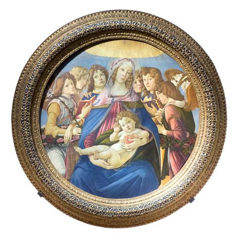 Madone De La Grenade Sandro Botticelli Estampe D Art