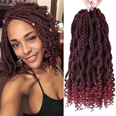 Wavy Senegalese Twist For Black Women Crochet Hair Inch Packs