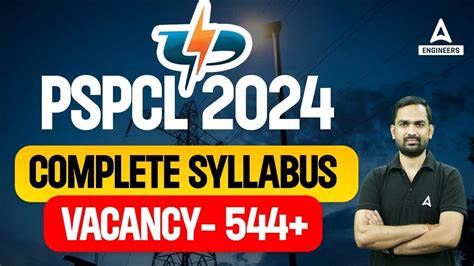 PSPCL 2024 PSPCL Syllabus 2024 544 Post Complete Syllabus By