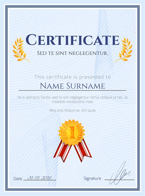 Winner Certificate Template - Best Business Templates