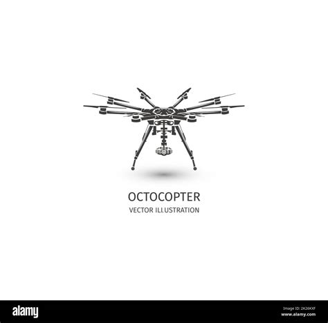 Isolated Rc Drone Logo On White Uav Technology Logotype Unmanned